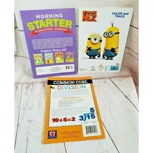 Morning starters | Other | 3 Workbook Despicable Me Color Trace ...